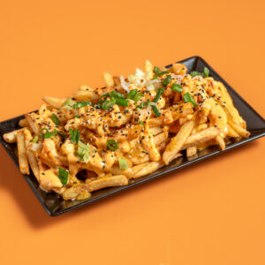 3. Loaded Fries with Katsu Curry sauce Vegan