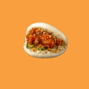 2. Bao Bun με Τραγανό Κοτόπουλο Ιαπωνίας
