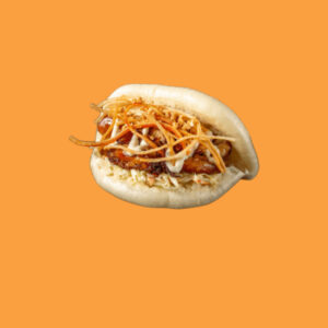 1. Bao Bun με Κοτόπουλο Γιακιτόρι & Τηγανητό καβούρι