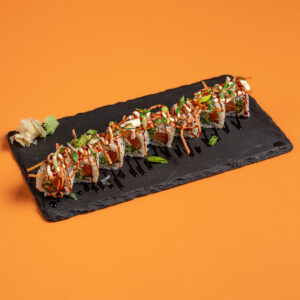 3. Fried Crab with Salmon and Philadelphia